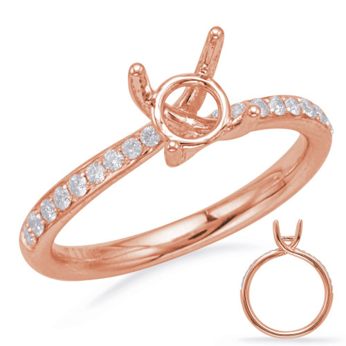 Diamond Engagement Ring 
 in 14K Rose Gold 
 
 
 EN8177-1RG