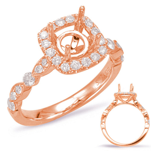 Diamond Engagement Ring 
 in 14K Rose Gold 
 

 EN7866-75RG