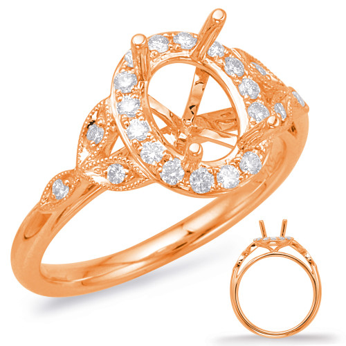 Diamond Engagement Ring 
 in 14K Rose Gold 
 
 
 EN7930-6X4MRG