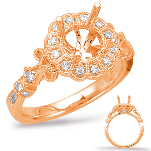 Diamond Engagement Ring 
 in 14K Rose Gold 
 
 
 EN7946-125RG