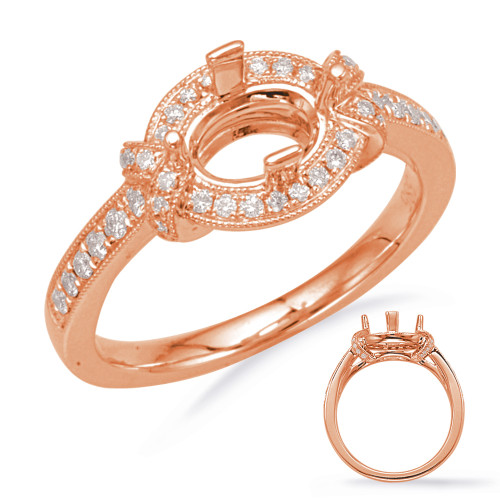 Diamond Engagement Ring 
 in 14K Rose Gold 
 
 
 EN8043-8X6OVRG