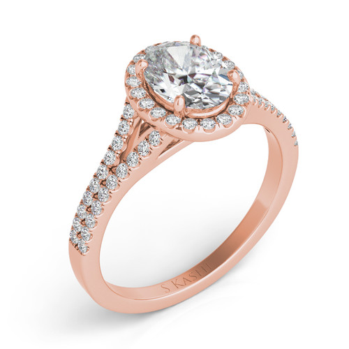 Diamond Engagement Ring 
 in 14K Rose Gold 
 
 
 EN7555-6X4MRG