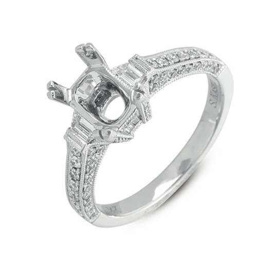 Diamond Engagement Ring 
 in 14K White Gold 
 

 EN7130-7.5X5MWG