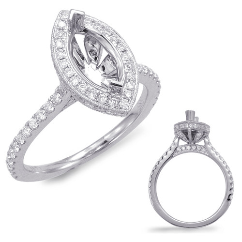 Diamond Engagement Ring 
 in 14K White Gold 
 

 EN7645-10X5MWG