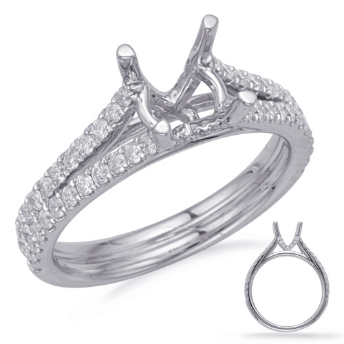 Diamond Engagement Ring 
 in 14K White Gold 
 

 EN8191-1WG