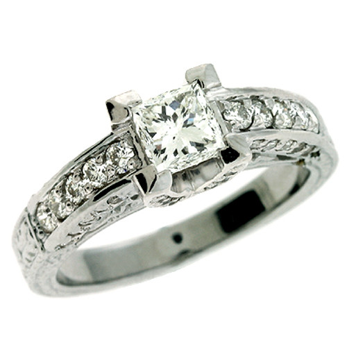 Diamond Engagement Ring 
 in 14K White Gold 
 
 
 EN6848WG