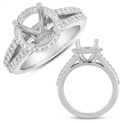 Diamond Engagement Ring 
 in 14K White Gold 
 
 
 EN7393-2WG