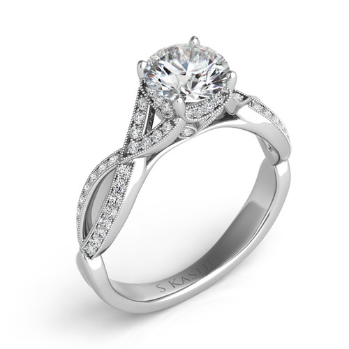 Diamond Engagement Ring 
 in 14K White Gold 
 
 
 EN7268-5.5MWG