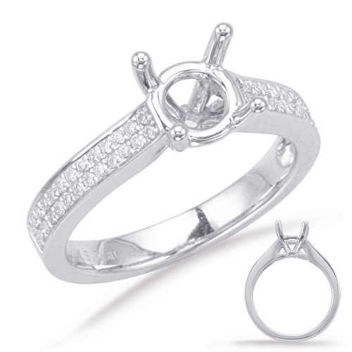 Diamond Engagement Ring 
 in 14K White Gold 
 
 
 EN8082-1WG
