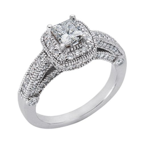 Diamond Engagement Ring 
 in 14K White Gold 
 
 
 EN6854WG