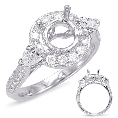 Diamond Engagement Ring  in 14K White Gold    EN7920-1WG