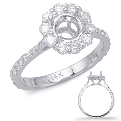 Diamond Engagement Ring  in 14K White Gold    EN7985-1WG