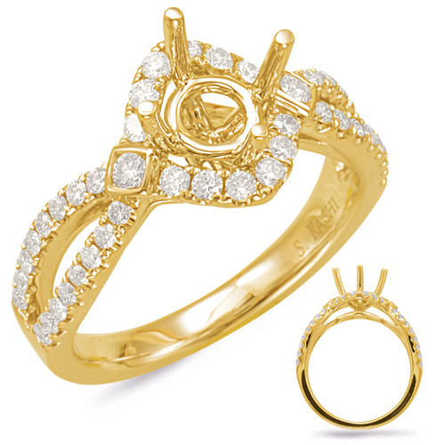 Diamond Engagement Ring  in 14K Yellow Gold    EN7838-125YG