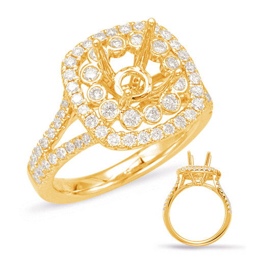 Diamond Engagement Ring  in 14K Yellow Gold    EN7905-75YG