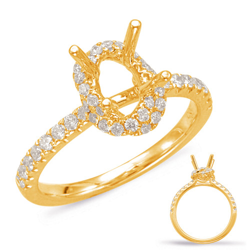 Diamond Engagement Ring  in 14K Yellow Gold    EN7916-7X5MYG