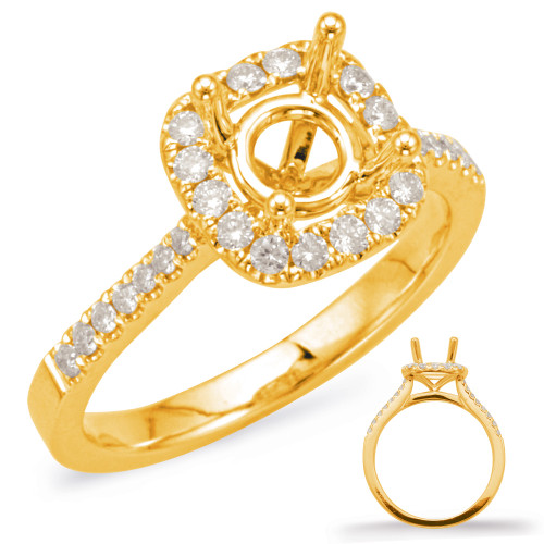 Diamond Engagement Ring  in 14K Yellow Gold    EN7939-25YG