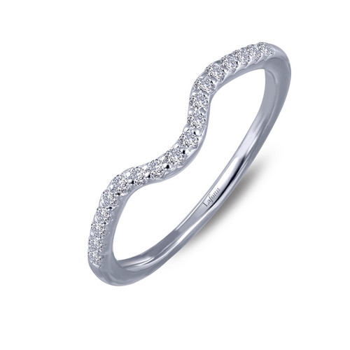 Lafonn's signature Lassaire simulated Diamond Stackable Ring 6R010CLP