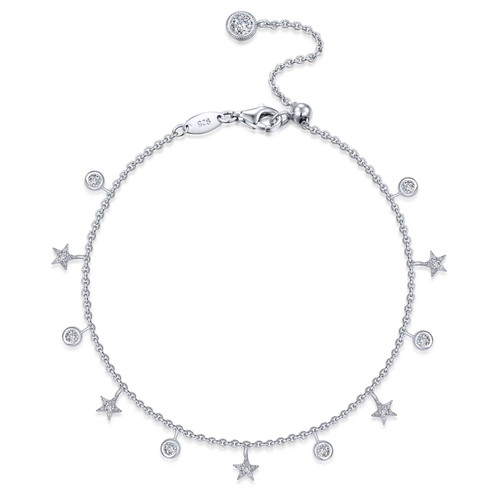 Lafonn Starfall Bracelet in Platinum Bonded Sterling Silver