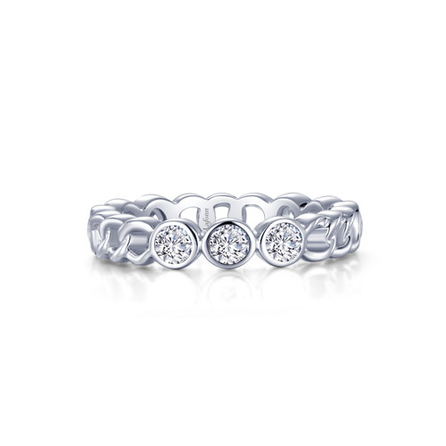 Lafonn Stackable Eternity Band bonded in Platinum
