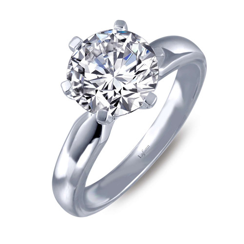 Lafonn 2.04 CTW Solitaire Ring bonded in Platinum 6R013CLP05