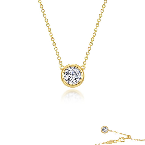 Lafonn 0.6 CTW Bezel-set Solitaire Necklace