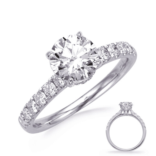 Platinum Engagement Ring Style # EN8394-15PL