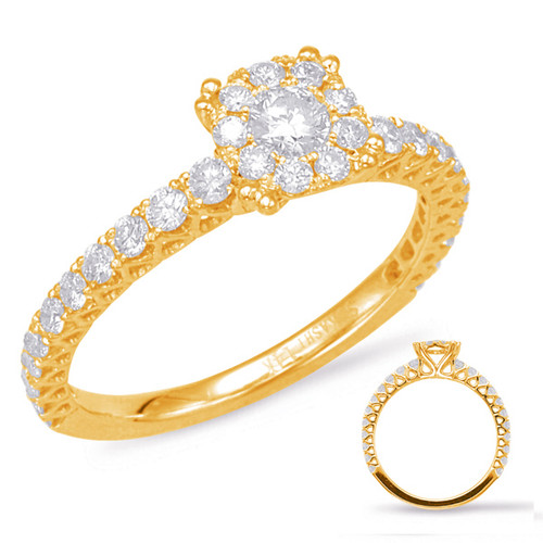 Yellow Gold Diamond Fashion Ring

				
                	Style # D4555YG