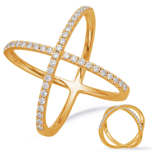 Yellow Gold Diamond Fashion Ring

				
                	Style # D4671YG