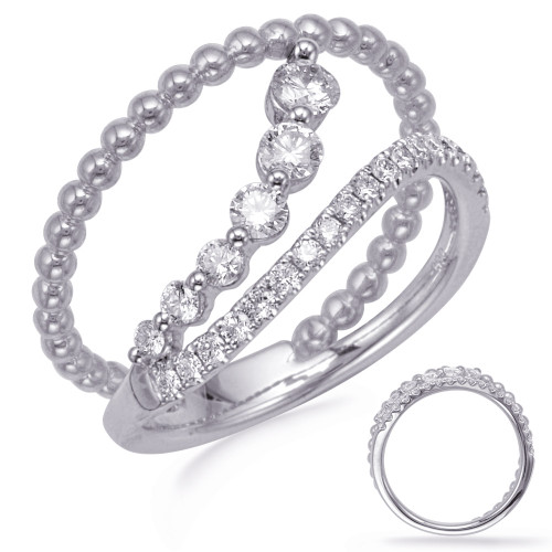 White Gold Diamond Fashion Ring

				
                	Style # D4740WG