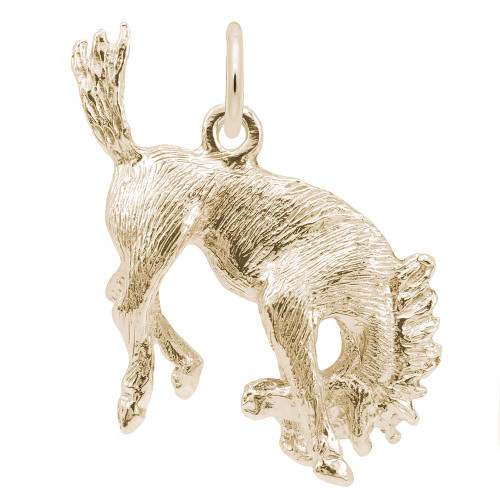 Bucking Horse Rembrant Charm