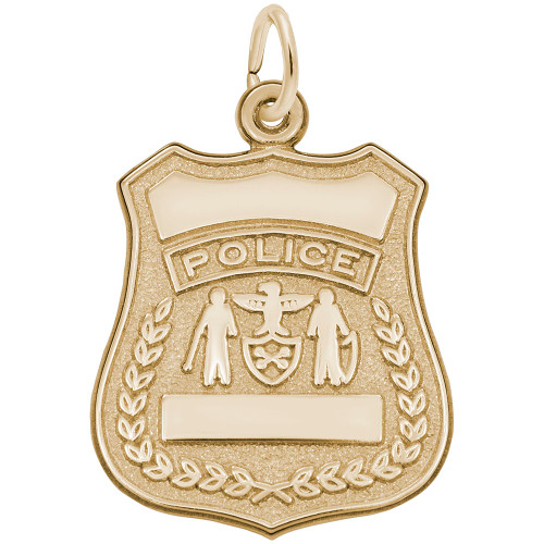 Police Badge Rembrant Charm
