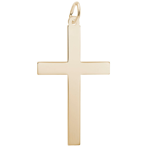 Extra Large Plain Cross Rembrant Charm