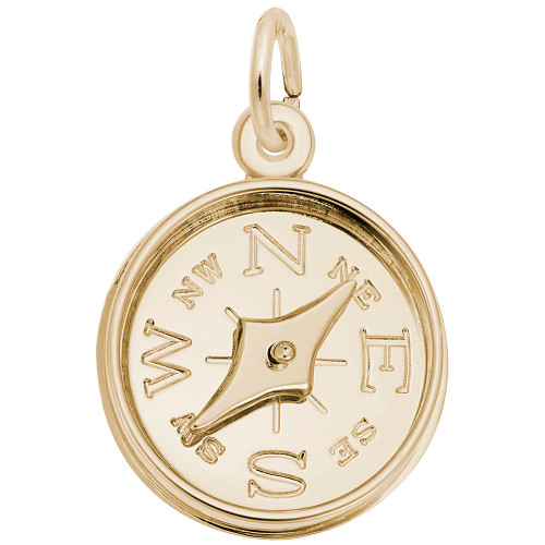 Compass with Needle Rembrant Charm