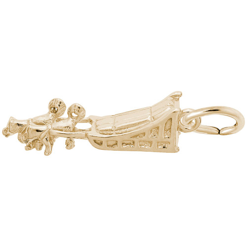 Dog Sled Rembrant Charm