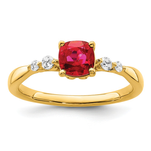 Gemstone and Diamond Ring