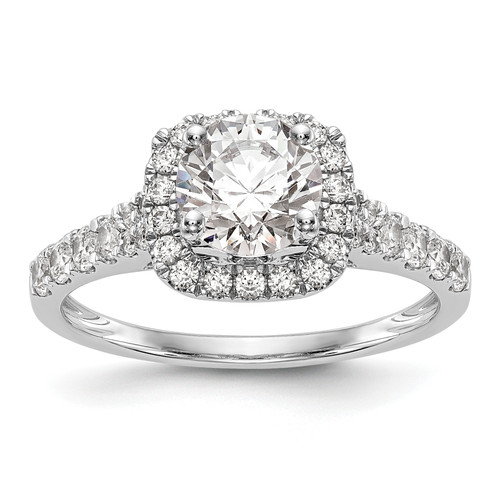 Diamond Halo Semi-Mount Engagement Ring s