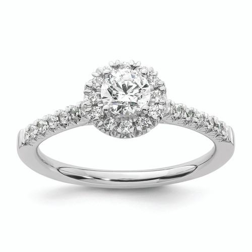 Halo Diamond Semi-mount Engagement Ring s