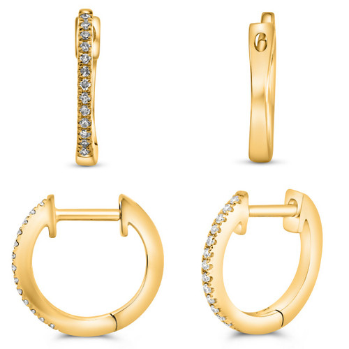 Diamond Earrings in 14KT Gold ee1361e