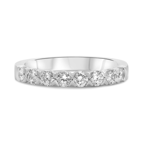 Eight Stone Fishtail Diamond Band in 14KT Gold kr2544w