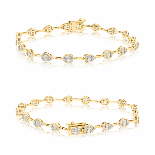 Diamond Bracelet in 14KT Gold XB1037