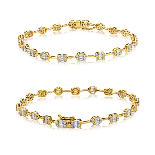 Diamond Bracelet in 14KT Gold XB1039