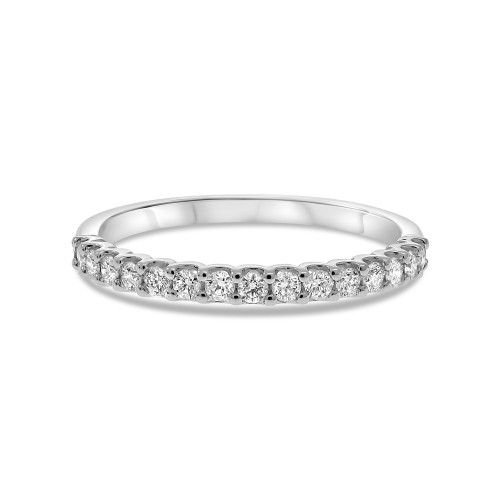 White Gold Halfway Diamond Band
  RJ-UR1908-H-0.33-W-6.5