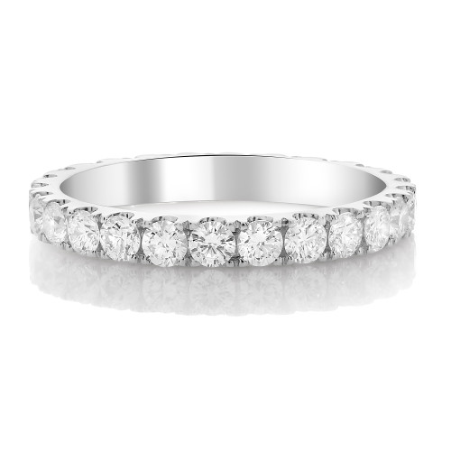 Classic White Diamond Eternity Diamond Band
  RJ-TR833W-WB-E-B