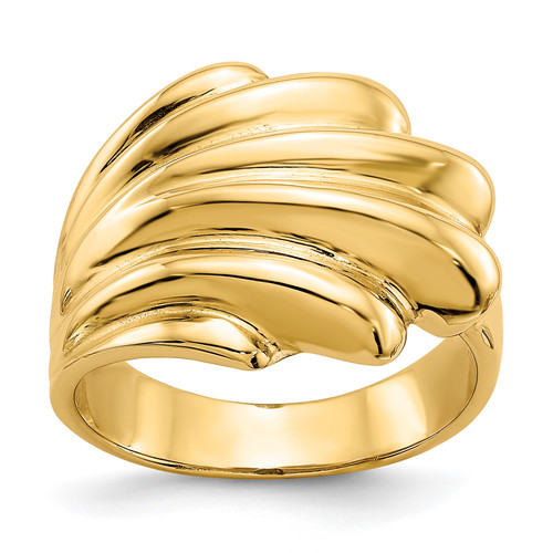 14KT High Polished Dome Ring