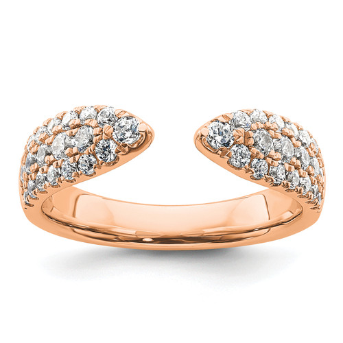 14KT Rose Gold TRUE ORIGIN Lab Grown Diamond VS DEF Band