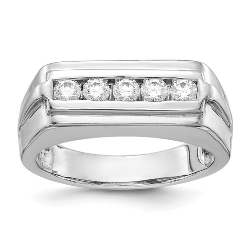 Diamond 5-stone Mens Rings