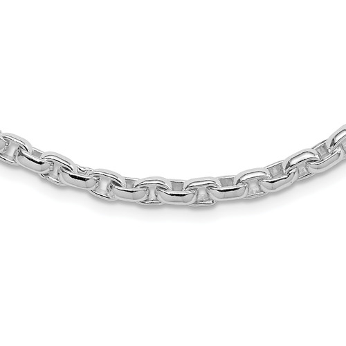 Sterling Silver Polished Link Necklace