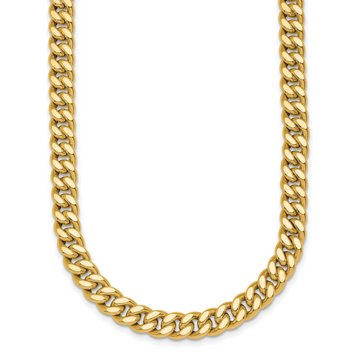 Herco 14K Polished 7mm Curb 16 inch Necklace