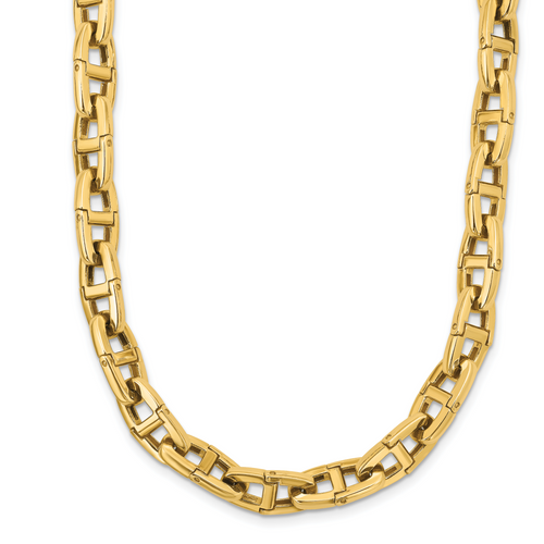 HERCO Gold Solid Flex Anchor Chain Necklaces