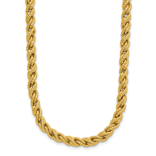 Herco Polished Textured and Twisted Rope Necklaces